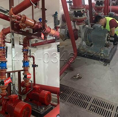 消防長軸泵施工
